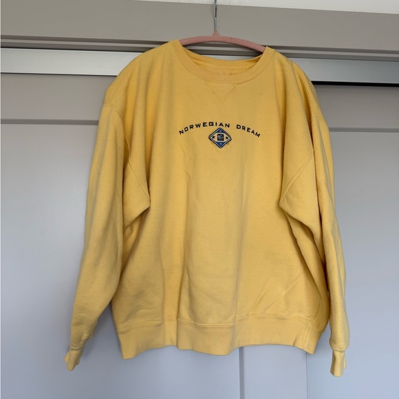 Norwegian Dream Other - Vintage ‘Norwegian Dream’ Butter Yellow Men's Crewneck Sweater